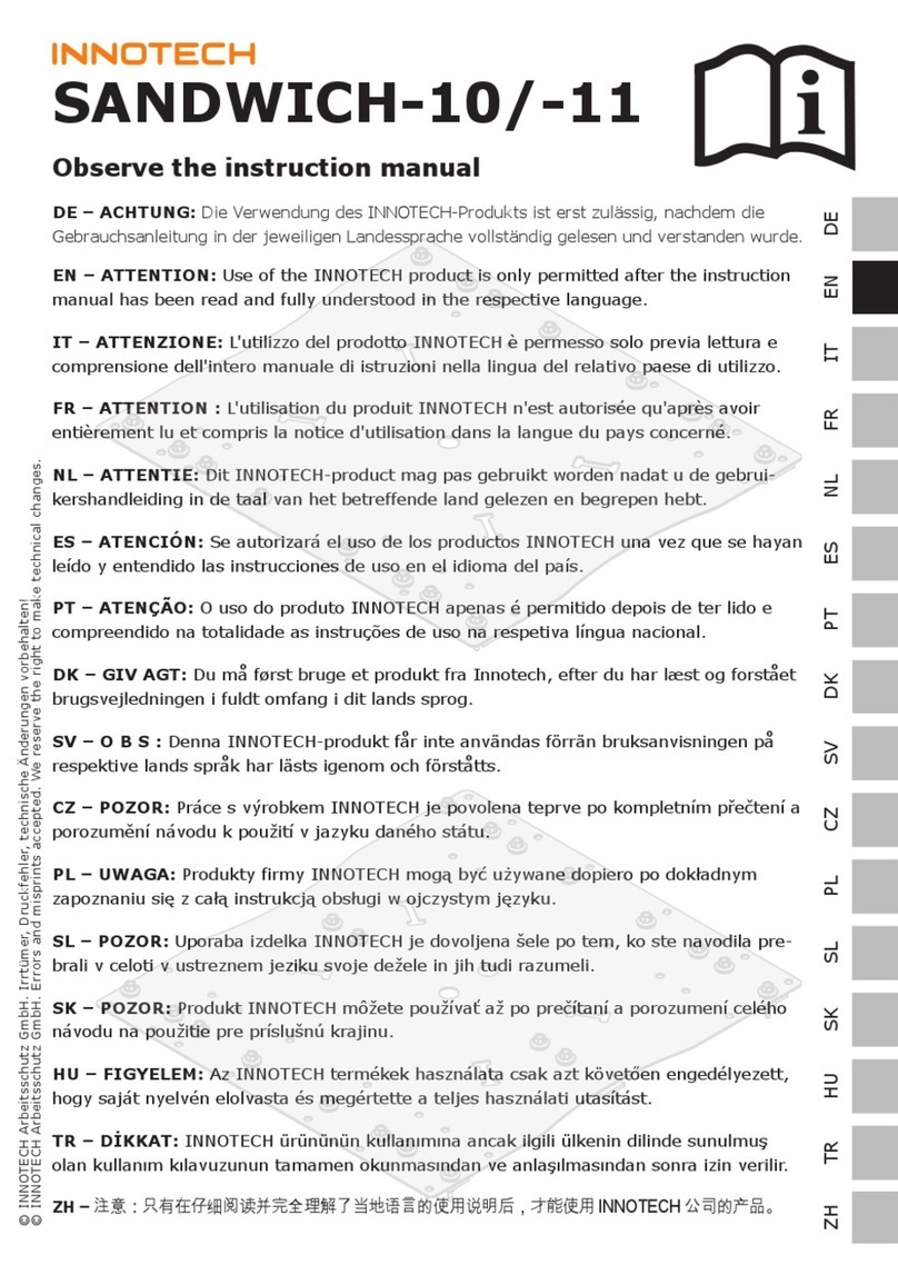 Innotech SANDWICH-10 instruction manual