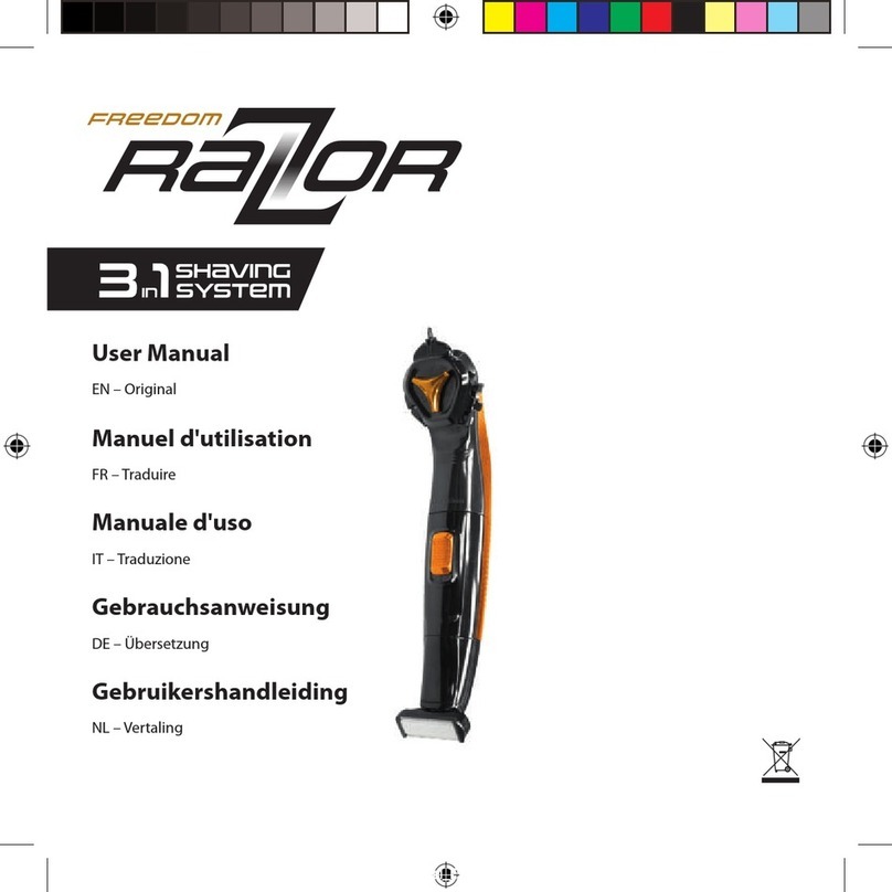 CREATIVE CONCEPTS Freedom Razor user manual