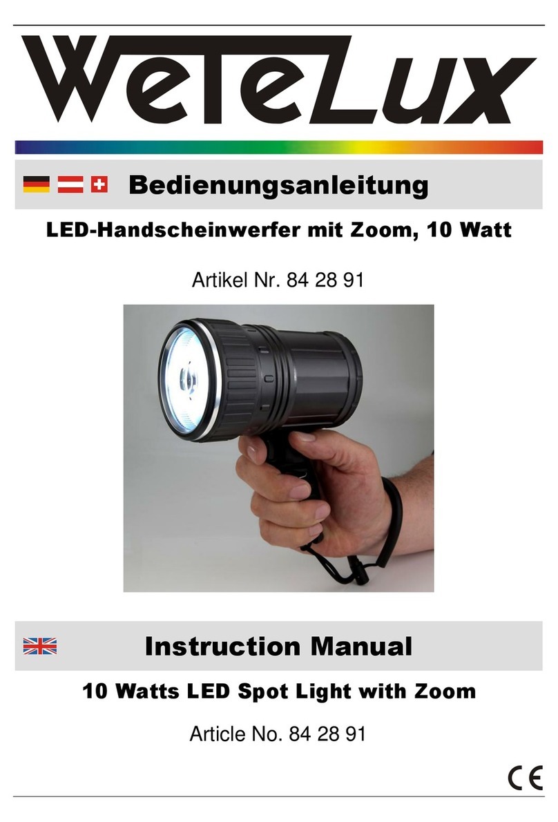Wetelux 84 28 91 User manual
