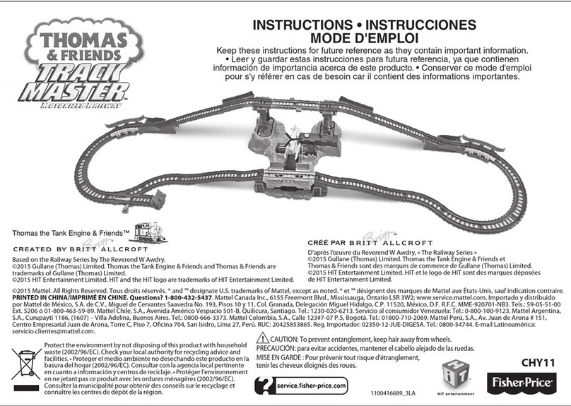 Fisher-Price THOMAS & FRIENSA TRACK MASTER instructions