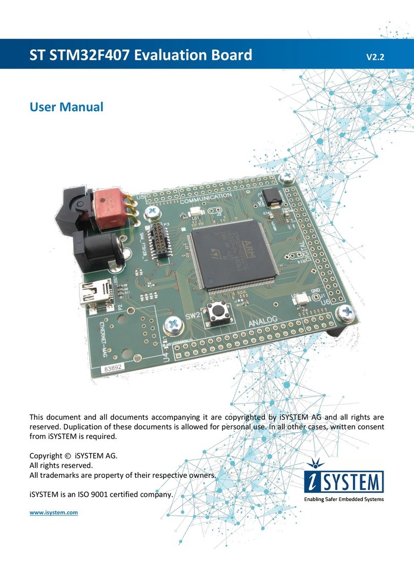 ST STM32F407 Series User manual ST STM32F407 Series User manual