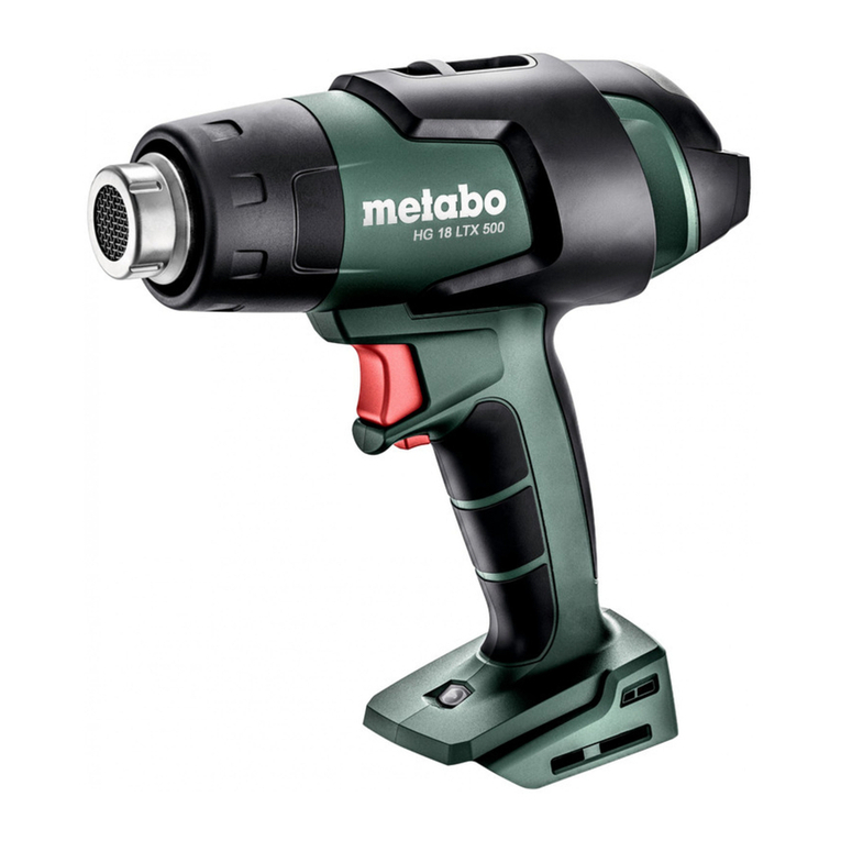 Metabo HG 18 LTX 500 Original instructions