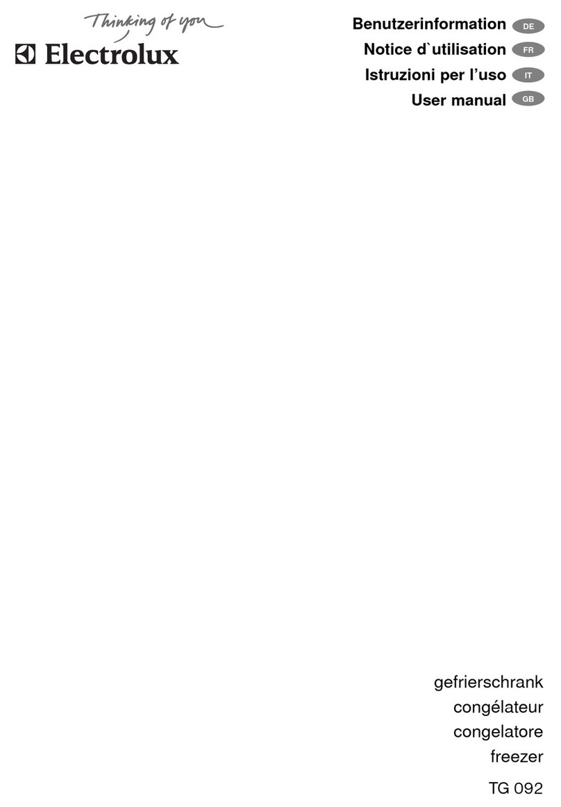 Electrolux TG092 user manual