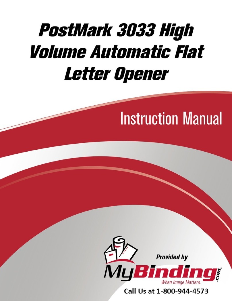 MyBinding PostMark 3033 instruction manual MyBinding PostMark 3033 instruction manual