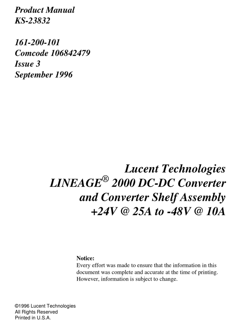 Lucent Technologies Lineage 2000 product manual Lucent Technologies Lineage 2000 product manual