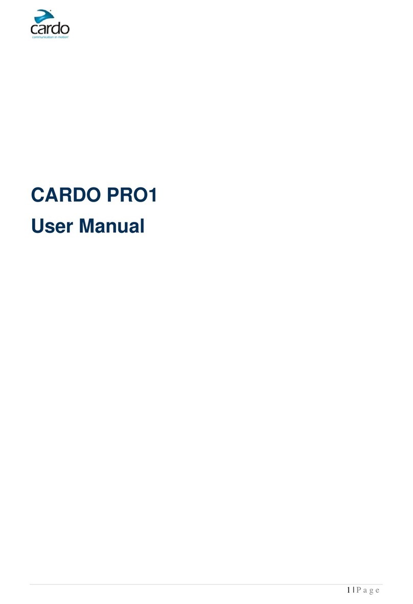 Cardo Systems PRO1 User manual
