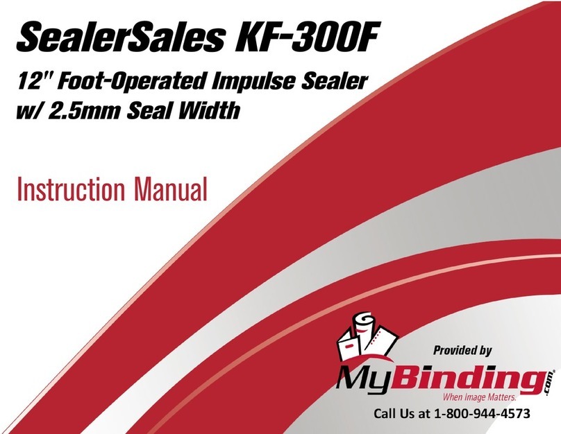 MyBinding SealerSales KF-300F instruction manual