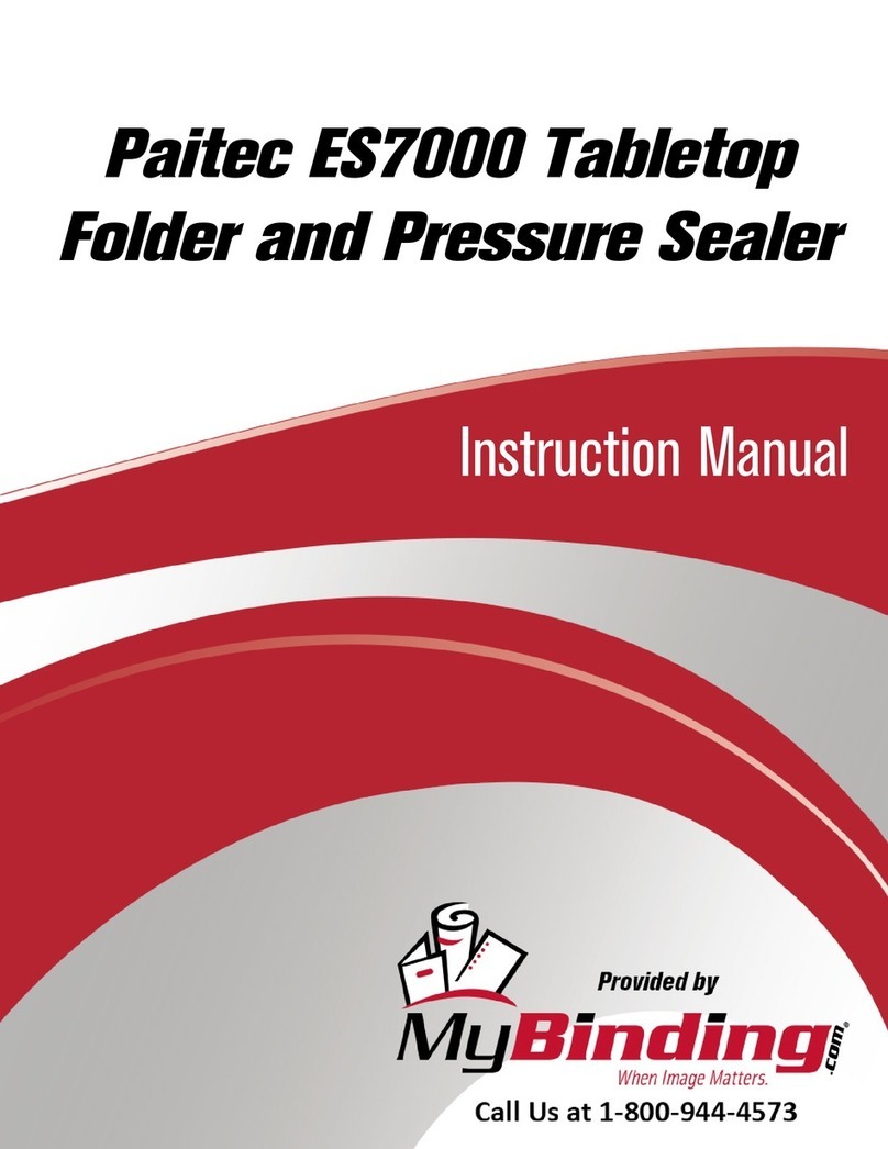 MyBinding Paitec ES7000 instruction manual