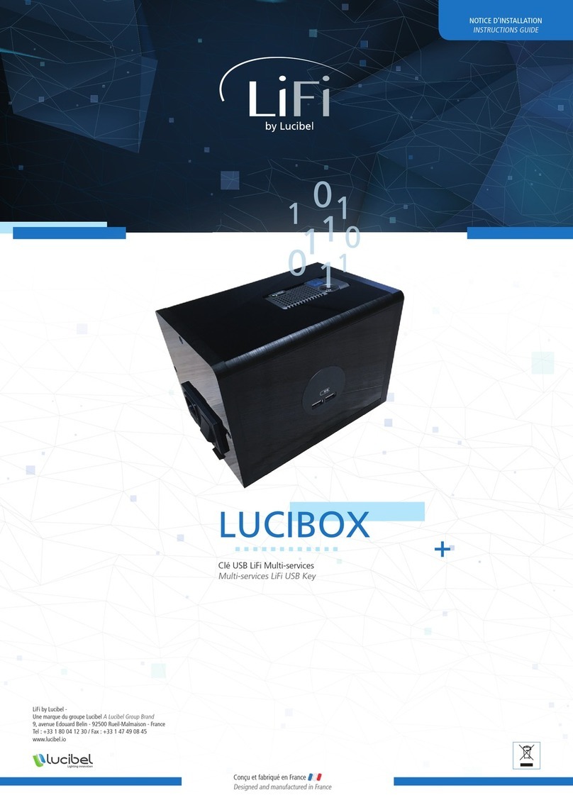 Lucibel LiFi LUCIBOX Instruction guide