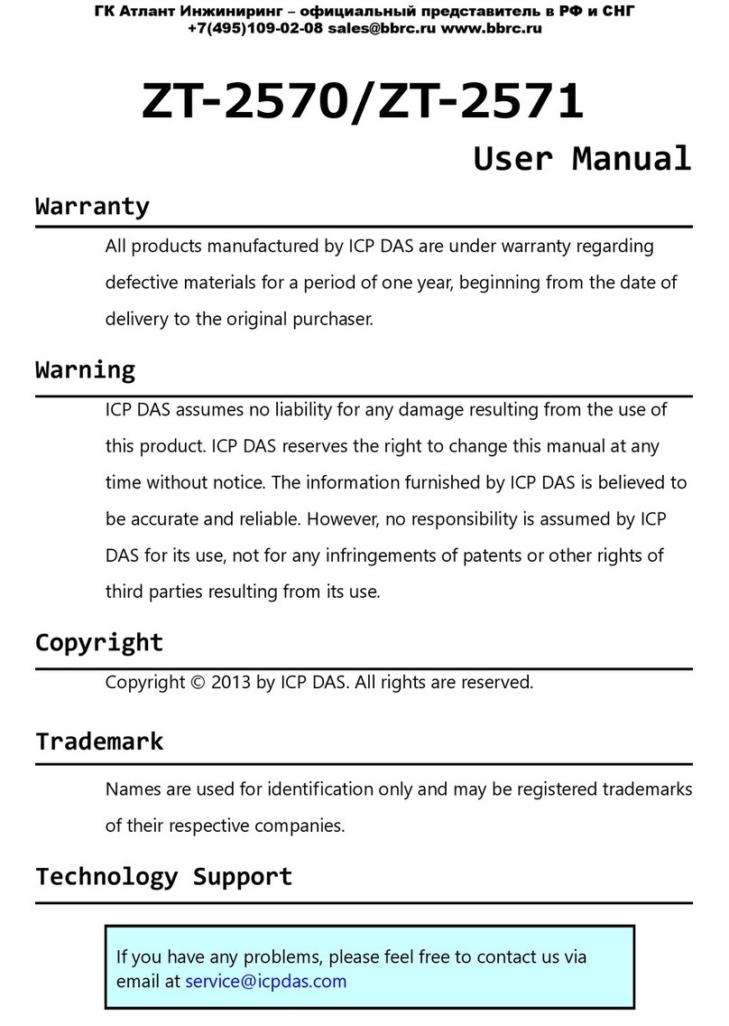 ICP DAS USA ZT-2570 manual