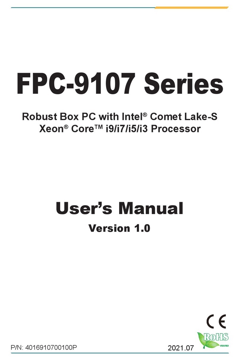 Arbor Technology FPC-9107 Series User manual
