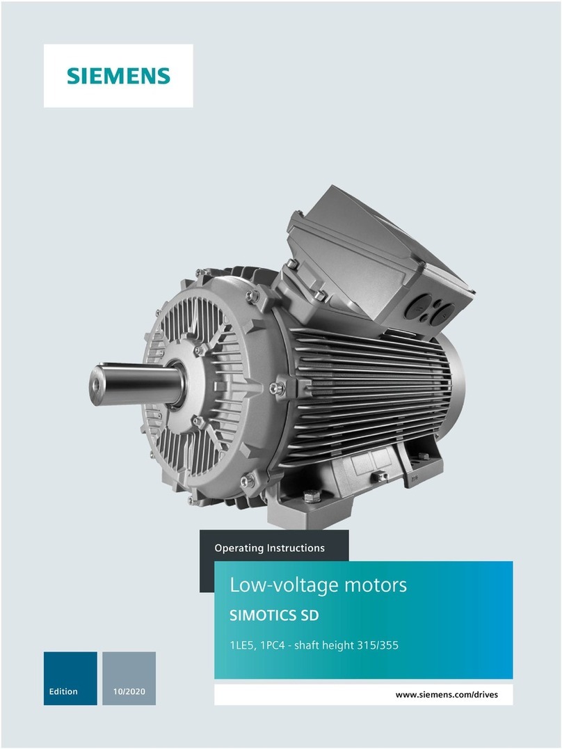 Siemens SIMOTICS SD 1LE5 User manual