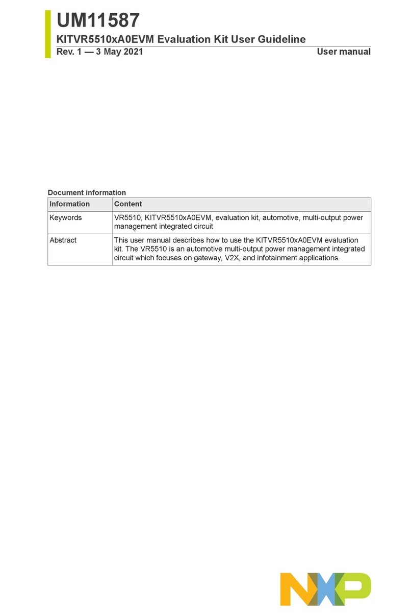 NXP Semiconductors KITVR5510 A0EVM Series Instruction Manual NXP Semiconductors KITVR5510 A0EVM Series Instruction Manual