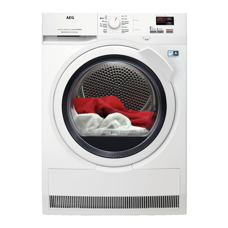 AEG LAVATHERM 8DBK861 user manual