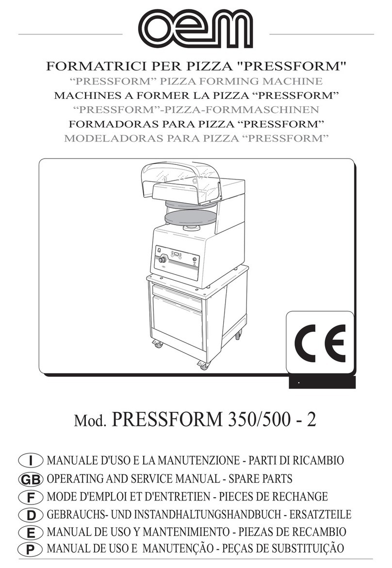 OEM PRESSFORM 350 OPERATING AND SERVICE MANUAL - SPARE PARTS