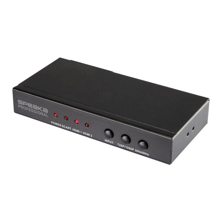Speaka Professional 1409672 operating instructions