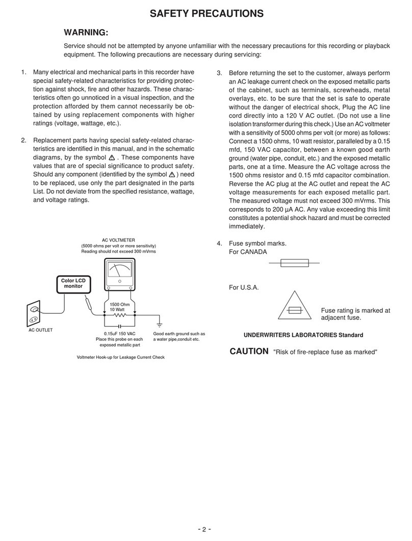 Sanyo VMC-L2017P User manual
