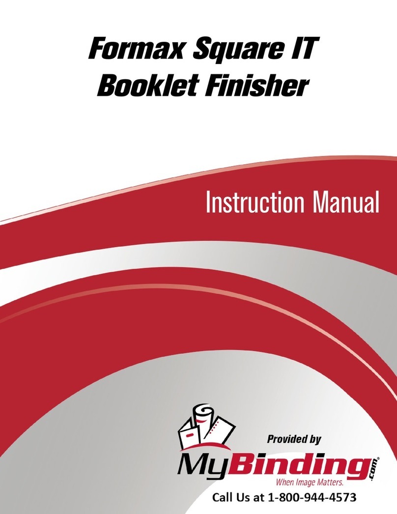 MyBinding Formax Square IT User manual MyBinding Formax Square IT User manual