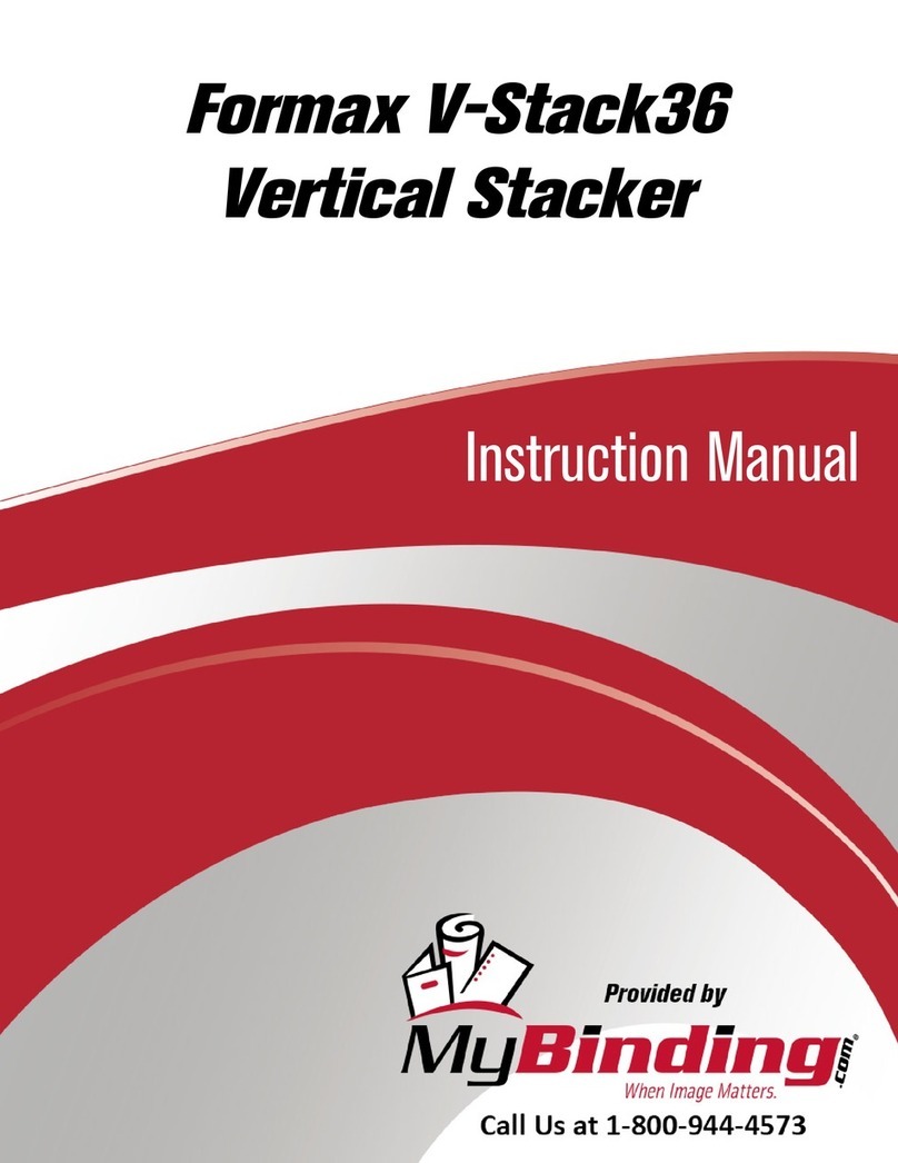 MyBinding Formax V-Stack36 instruction manual MyBinding Formax V-Stack36 instruction manual