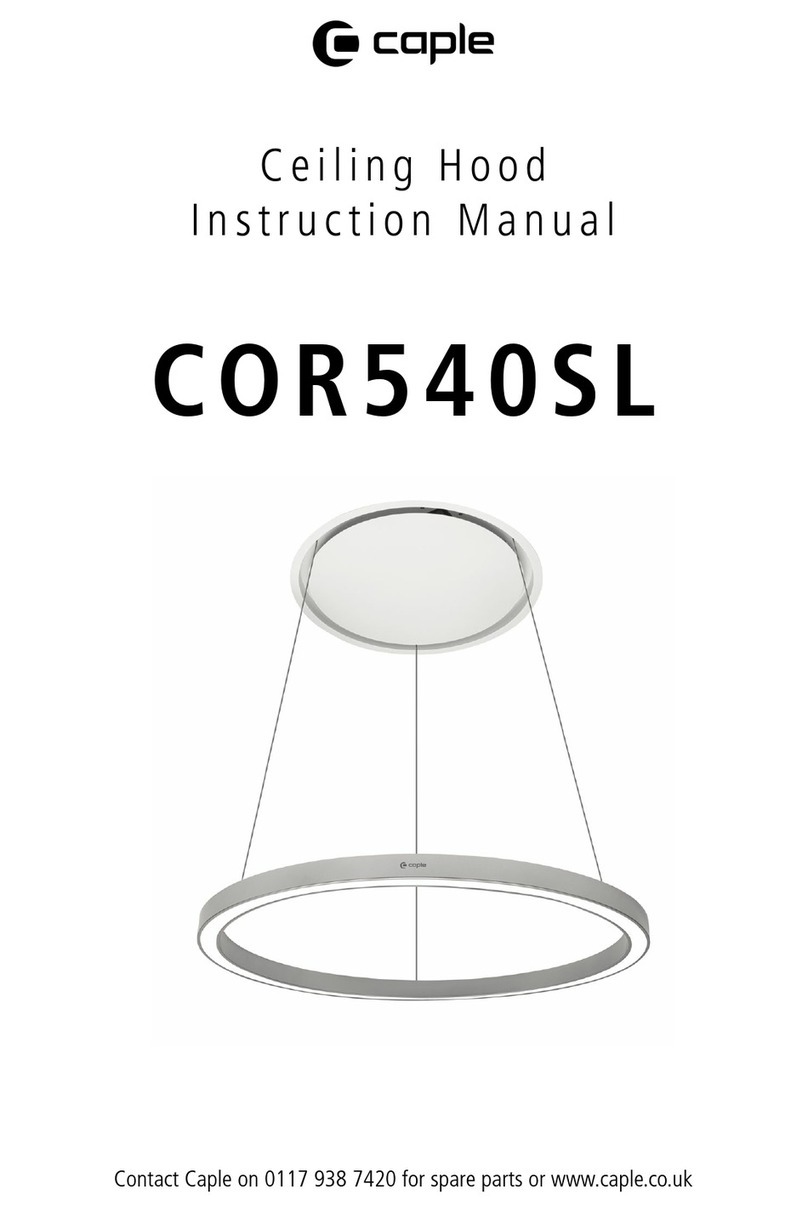 Caple COR540SL instruction manual