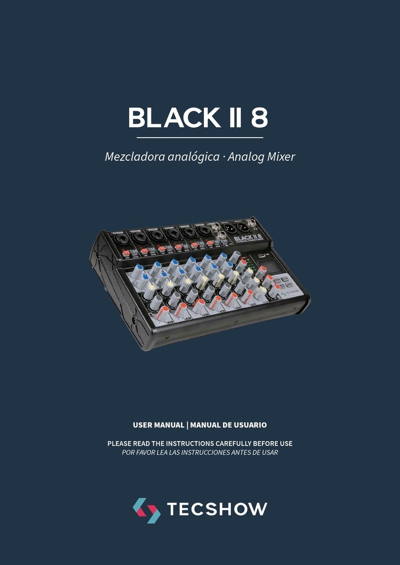 Ampro TECSHOW BLACK II 8 user manual
