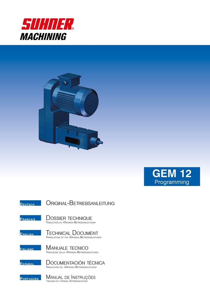 SUHNER MACHINING GEM 12 Technical document
