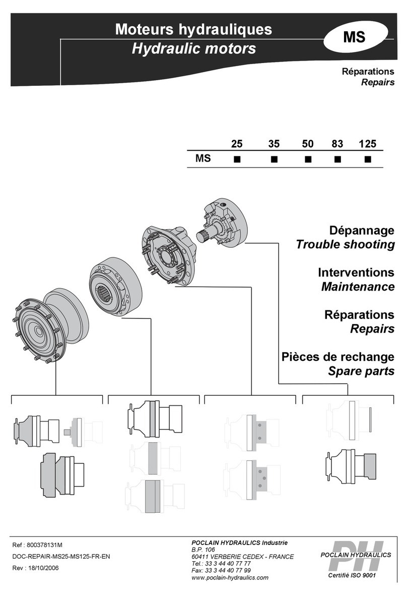 poclain hydraulics MS 25 Repairs