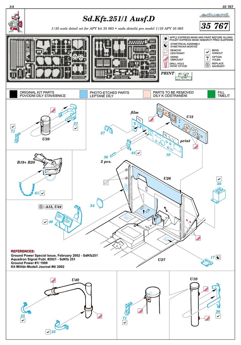 Eduard Sd.Kfz.251/1 Ausf.D User manual Eduard Sd.Kfz.251/1 Ausf.D User manual