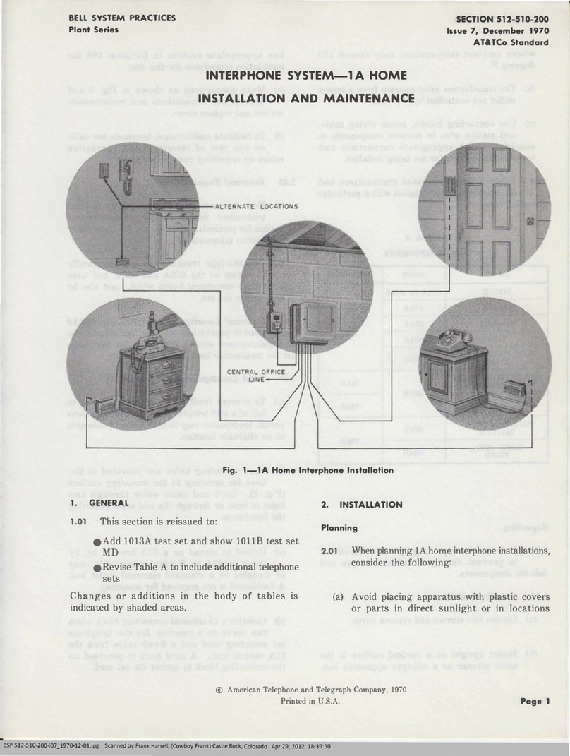 AT&T Plant Series Instruction Manual