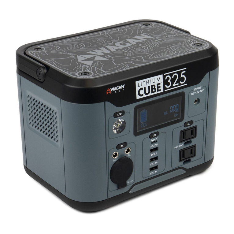 Wagan Lithium Cube 325 user manual