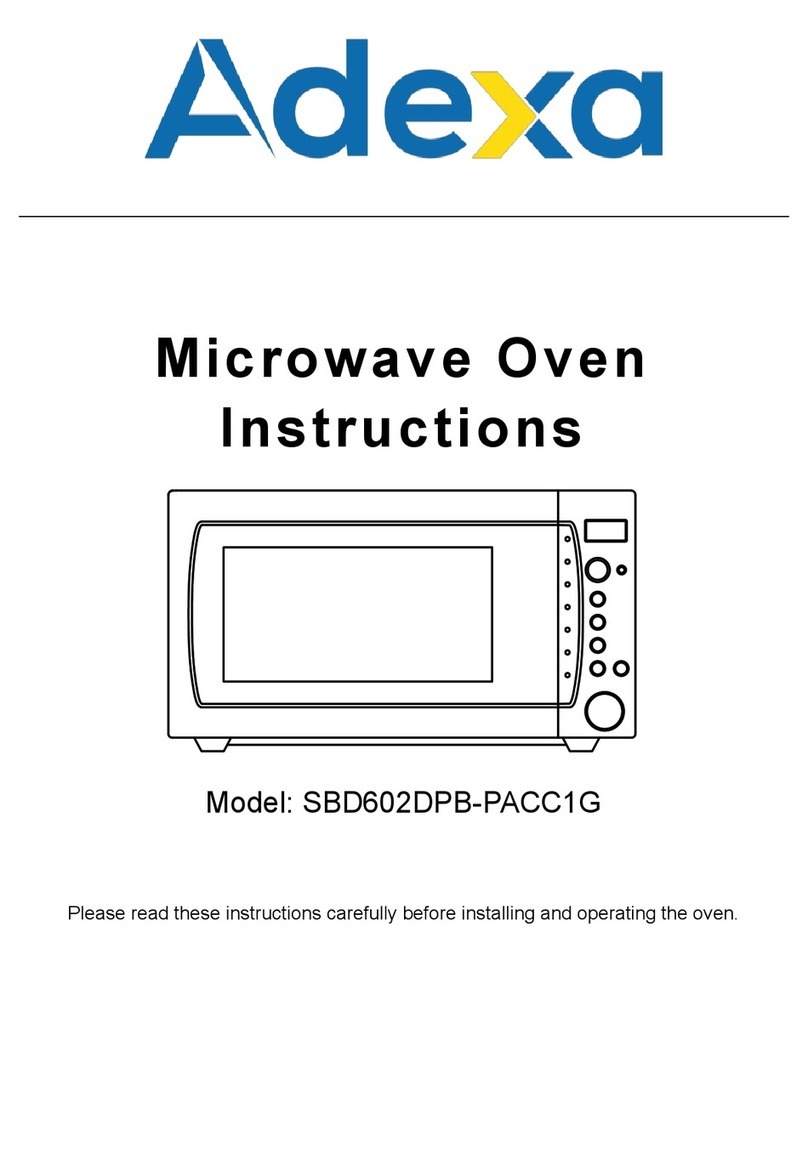 Adexa SBD602DPB-PACC1G instructions