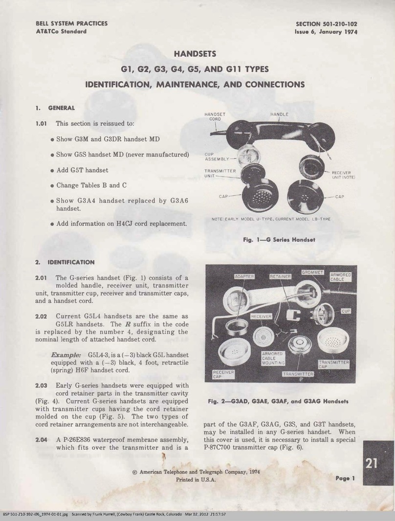 AT&T G1AR Instruction manual