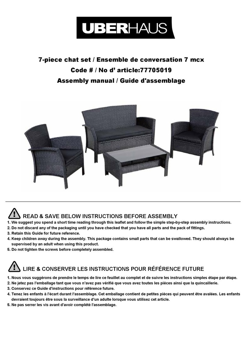 Uberhaus 77705019 Assembly manual