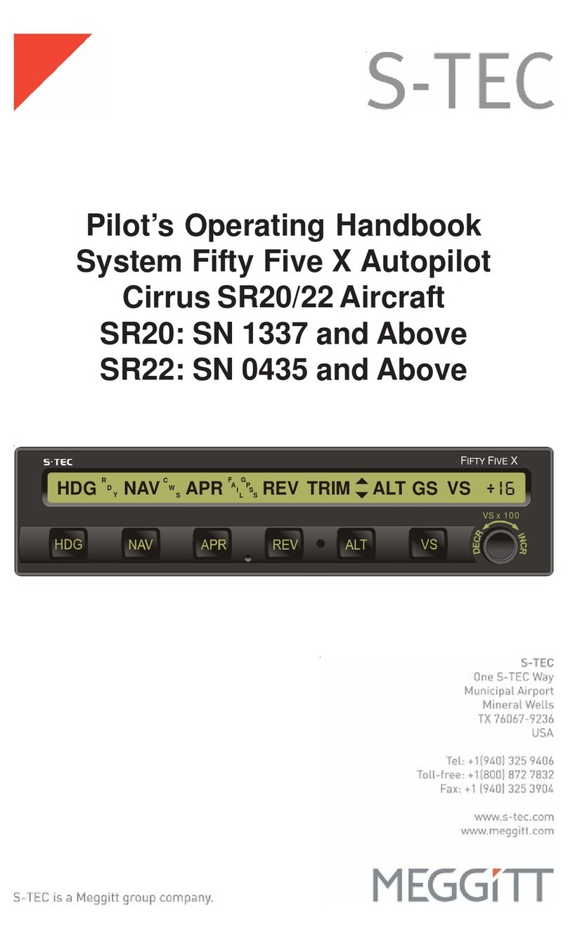 Meggitt S-TEC Fifty Five X Owner's manual