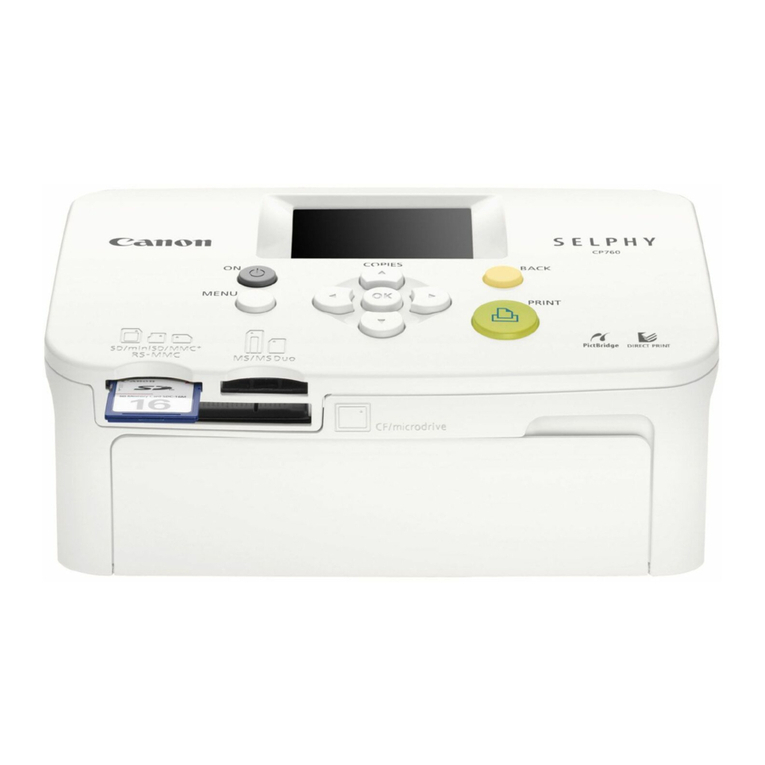 Canon SELPHY CP770 User manual
