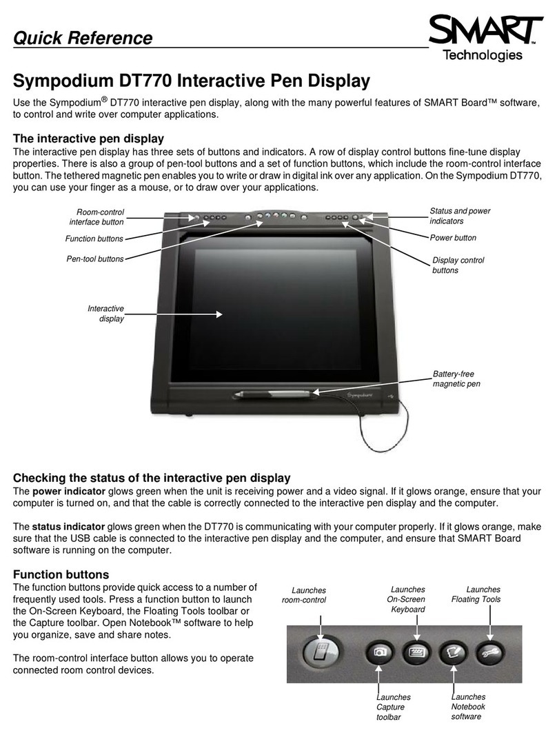 Smart Technologies Sympodium DT770 User manual