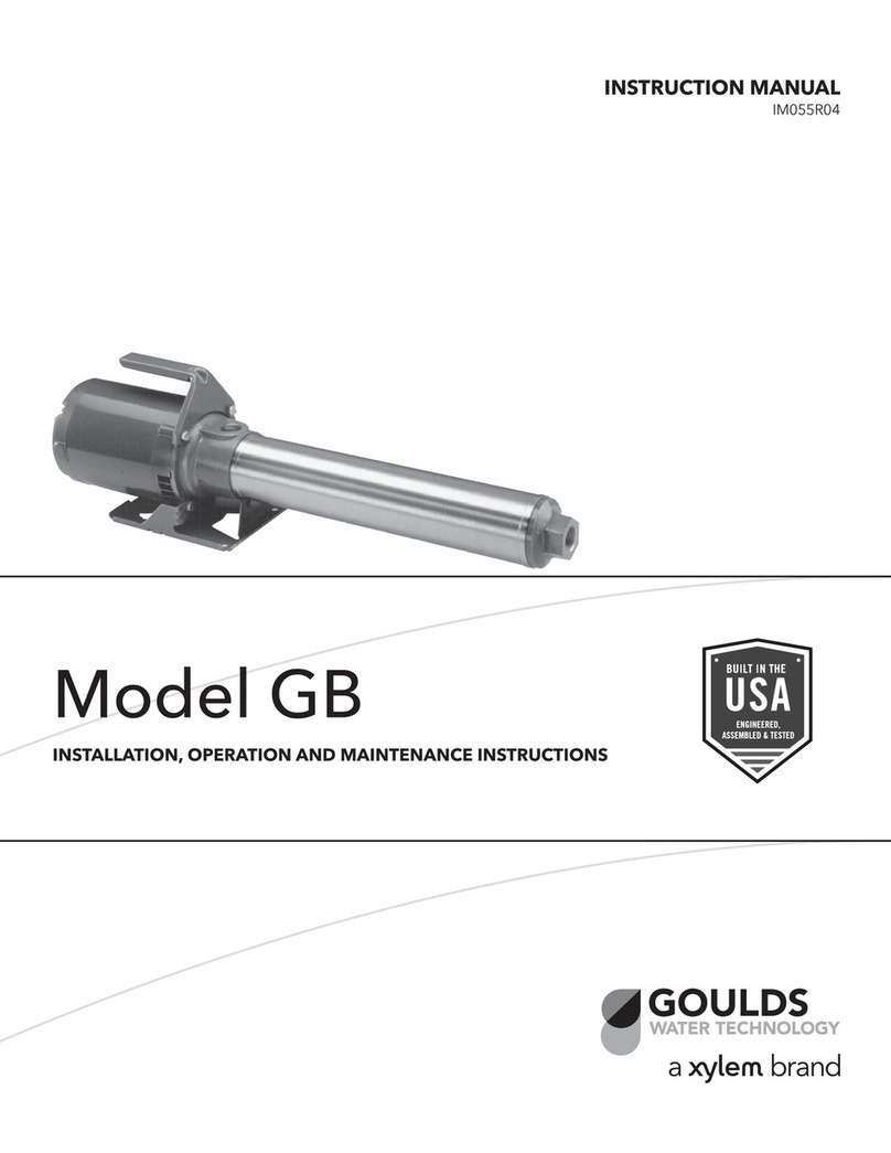 Xylem GOULDS GB User manual