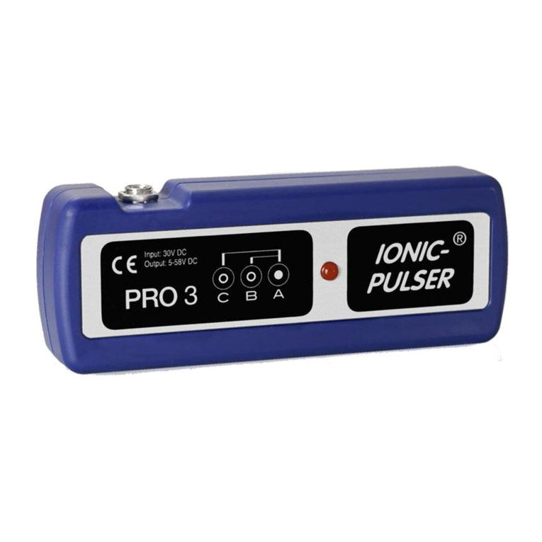 Medionic Ionic-Pulser PRO3 User manual