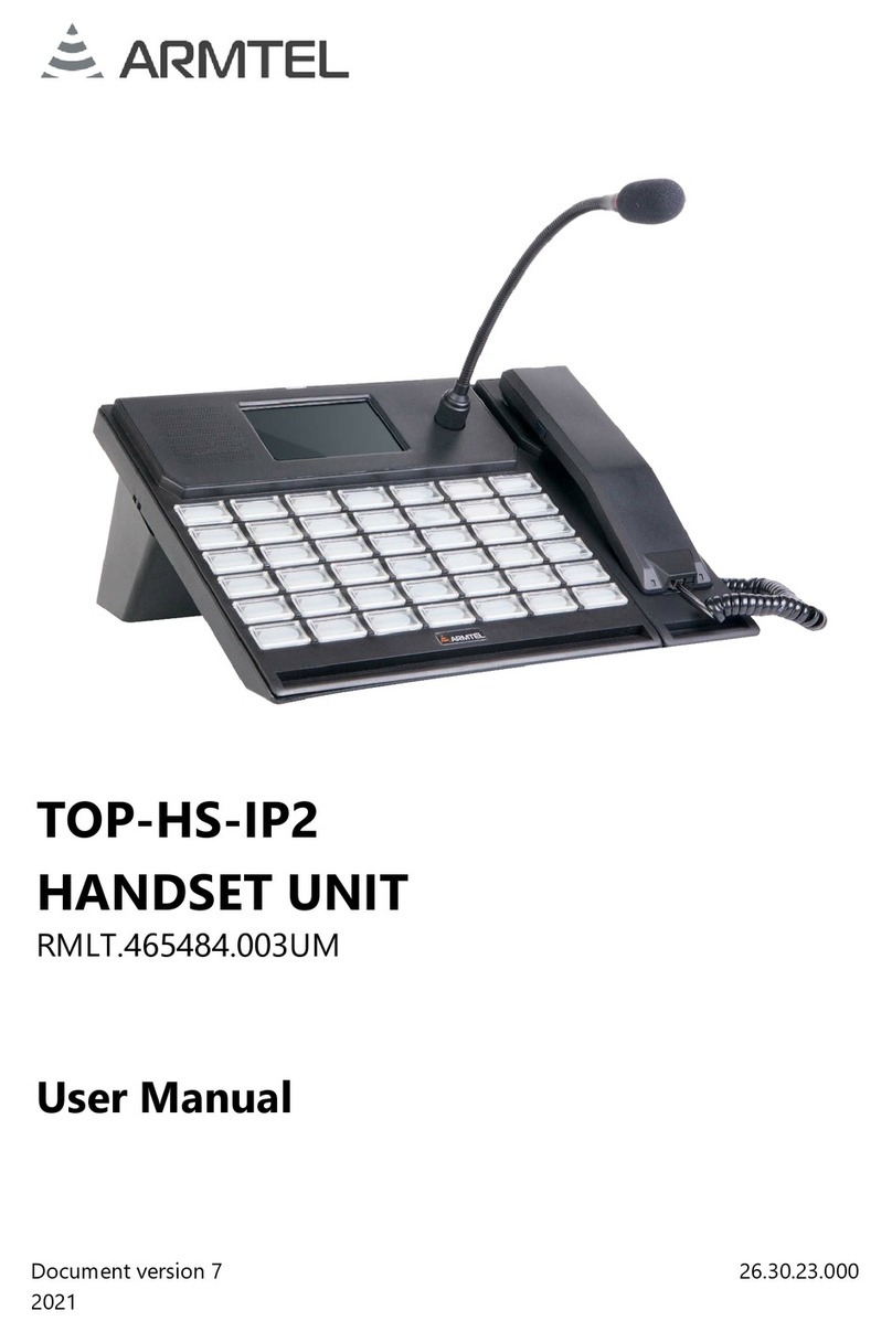 ARMTEL TOP-HS-IP2 user manual