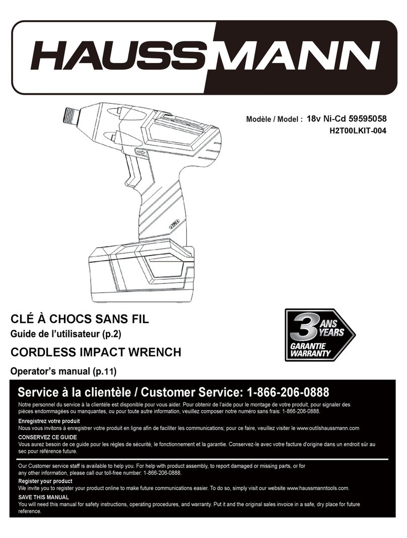Haussmann H2T00LKIT-004 User manual