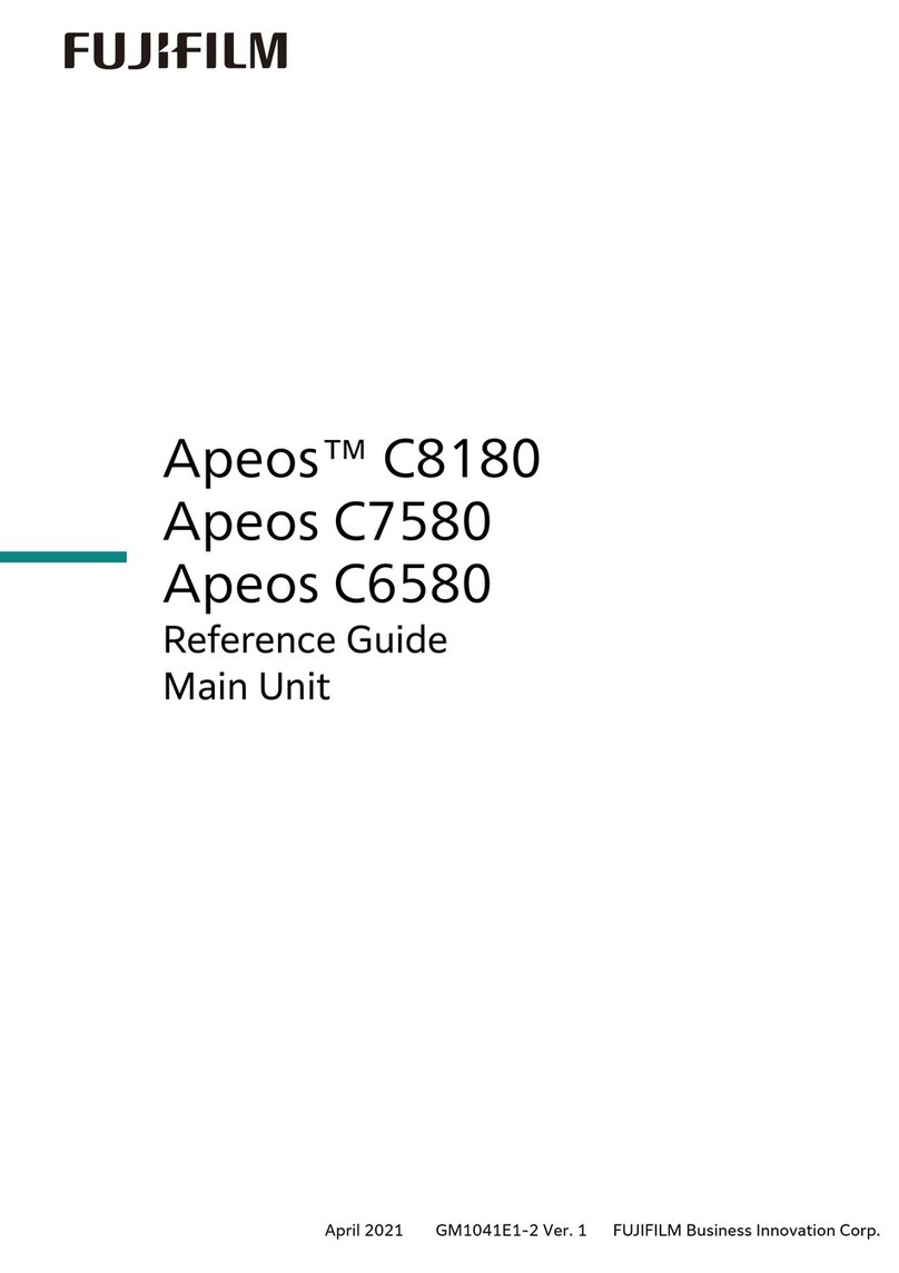 FujiFilm Apeos C8180 reference guide