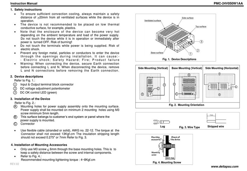 Delta PMC-24V050W1AA instruction manual