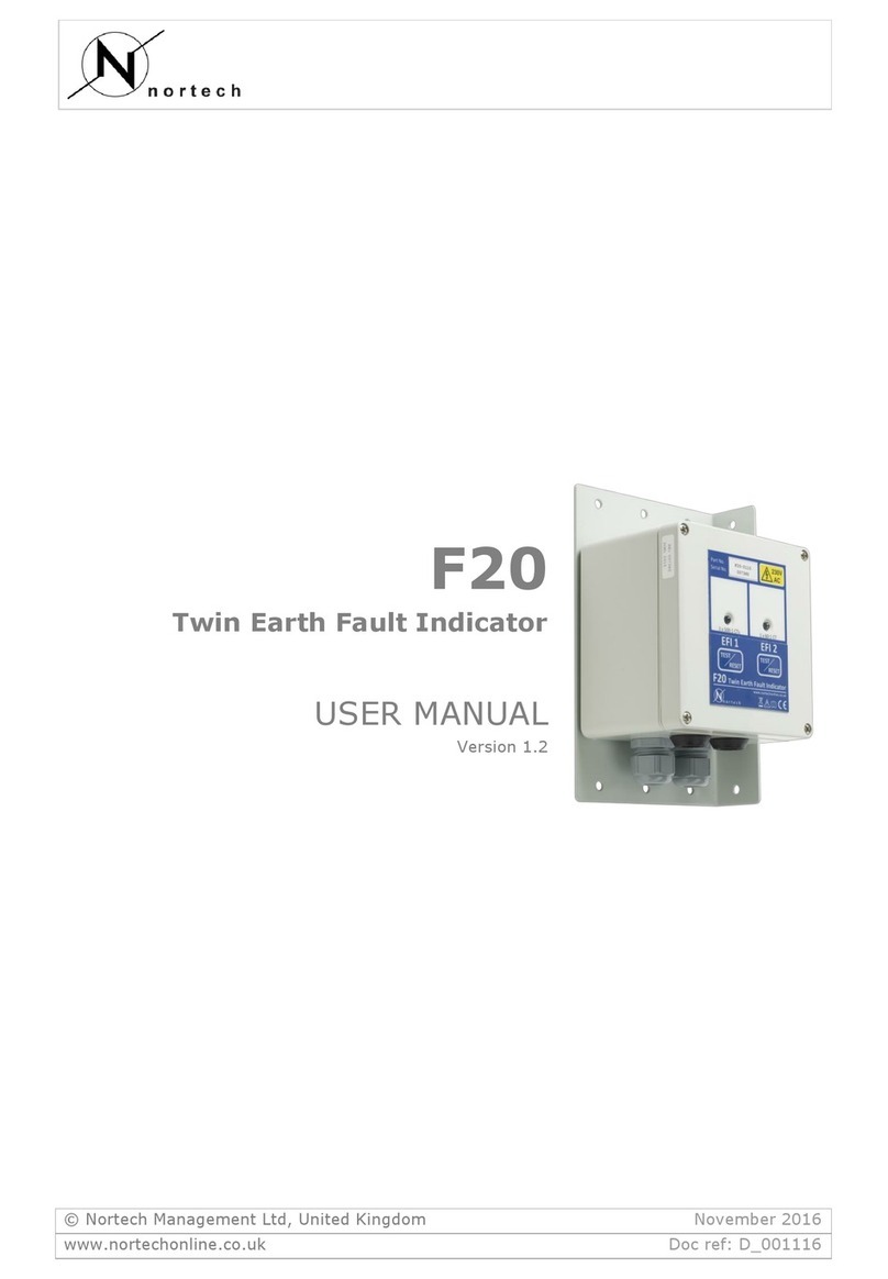 Nortech F20 user manual