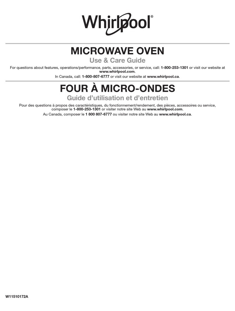 Whirlpool W11510172A Use & care guide