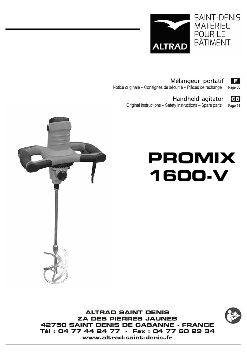Altrad PROMIX 1600-V Original instructions