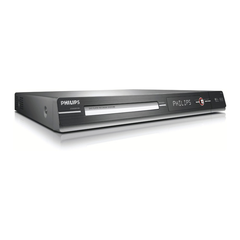 Philips DVDR3480 User manual