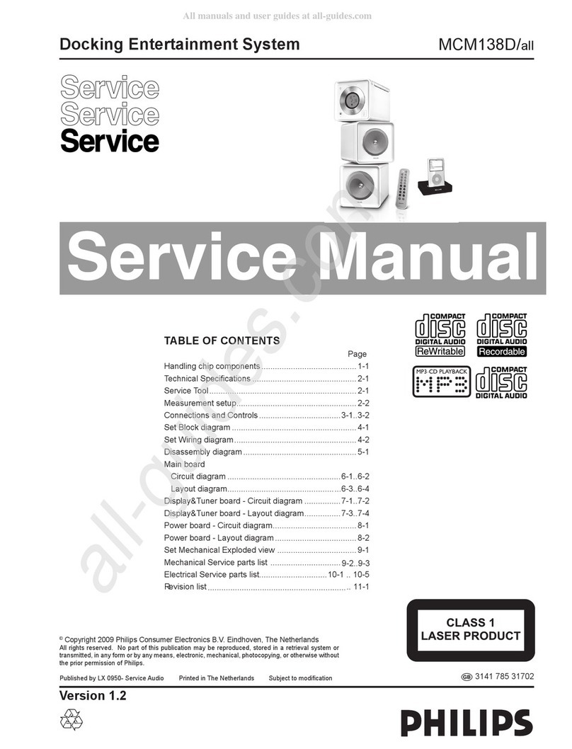 Philips MCM138D User manual