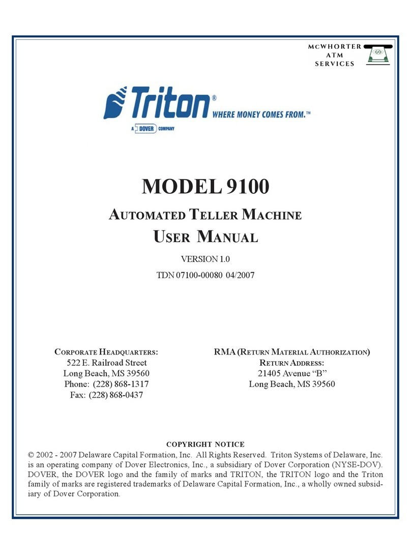 Triton 9100 User manual