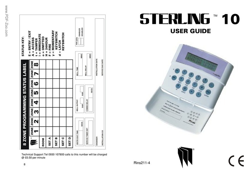 Pyronix STERLING 10 User manual