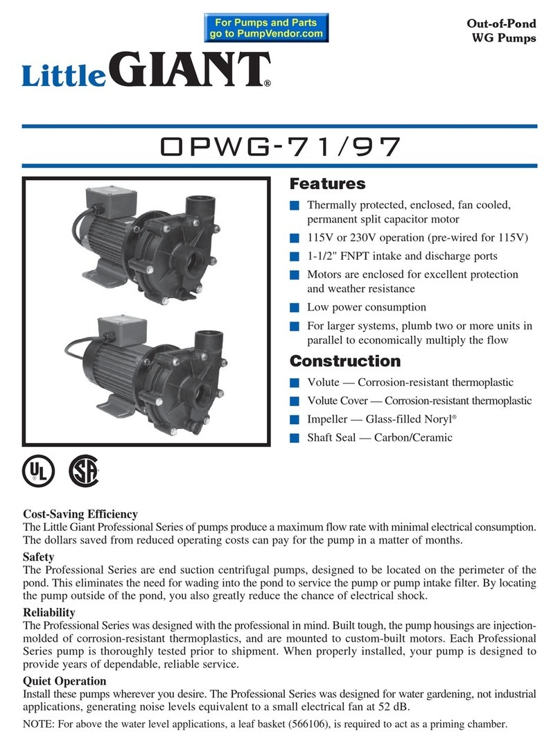 Little Giant Professional OPWG Series instruction sheet Little Giant Professional OPWG Series instruction sheet